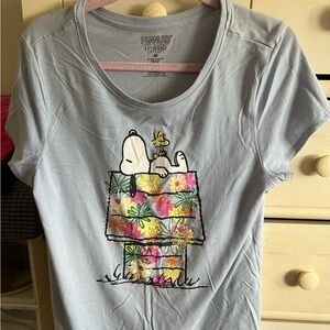 Peanuts Hybrid Apparel Light Gray T-Shirt
